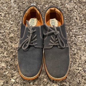 Boys Dress Shoes- Navy Blue Suede